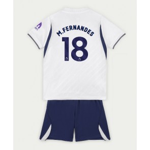 Tottenham Hotspur Mateus Fernandes #18 Hemmaställ Barn 2026-27 Kortärmad (+ Korta byxor)